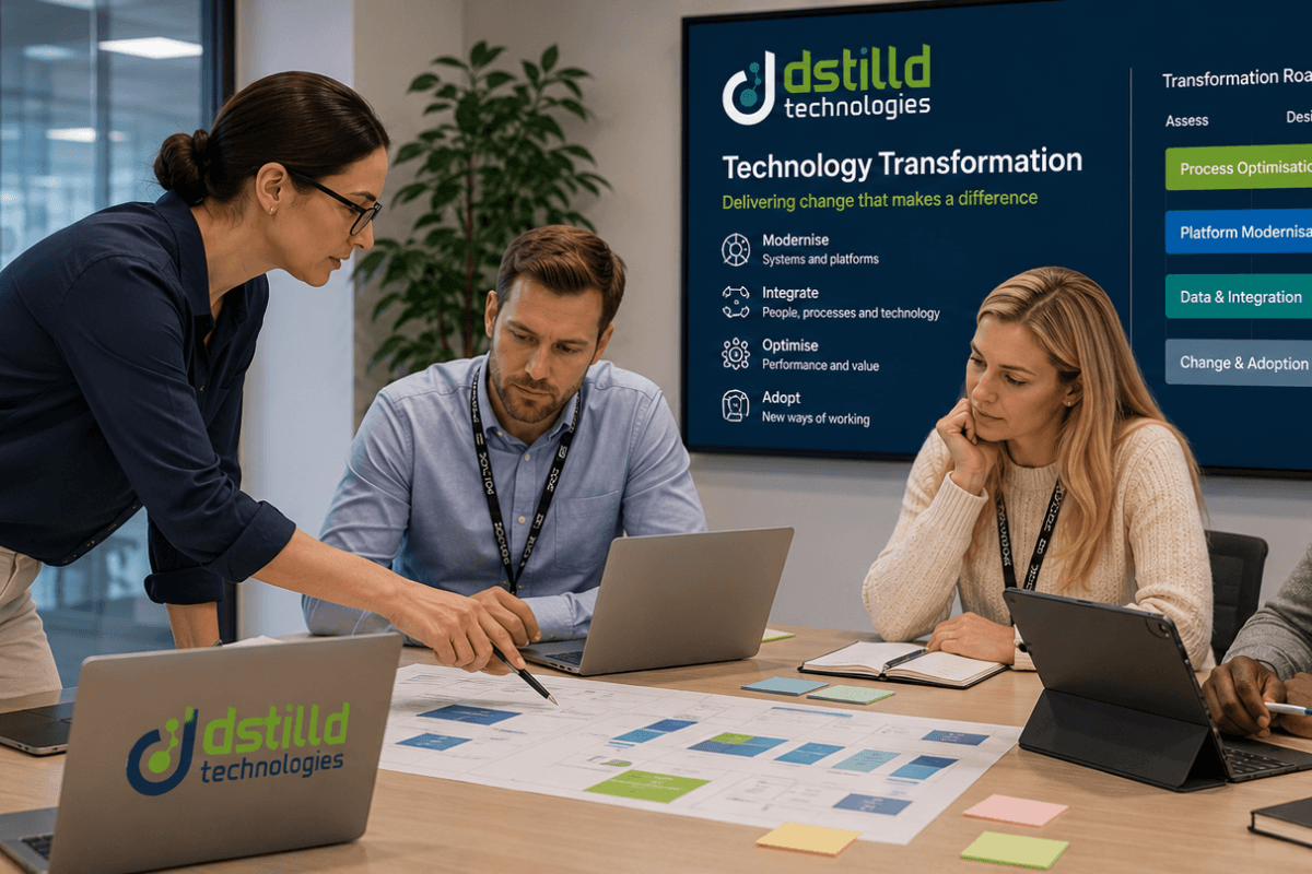 dstilld technologies services - technology transformation